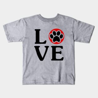 Love Dog Shirt - Funny Dog Lover - Birthday Gift Kids T-Shirt